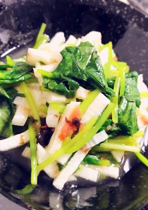 三つ葉と長芋の梅肉和え-レシピのメイン写真