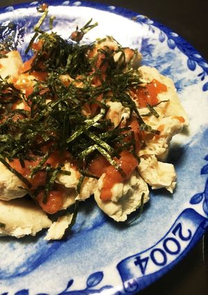 簡単！ささみの明太乗せ-レシピのメイン写真