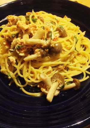鮭と大葉としめじのパスタ-レシピのメイン写真