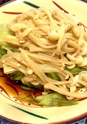 レタスとえのきのレンチン-レシピのメイン写真