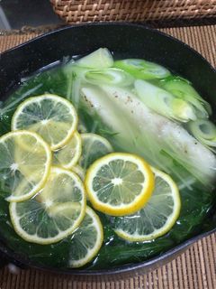 鱈と水菜とレモン鍋-レシピのメイン写真