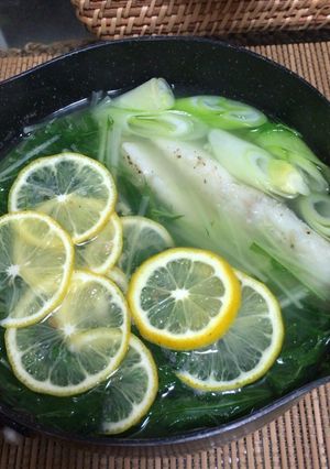 鱈と水菜とレモン鍋-レシピのメイン写真