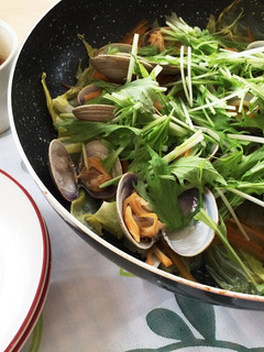 あさりとたっぷり野菜の酒蒸し-レシピのメイン写真