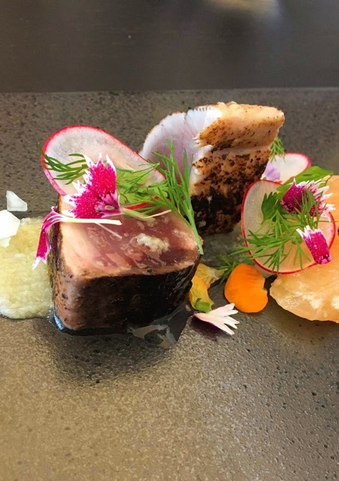 鰹のタタキの再構築-レシピのメイン写真