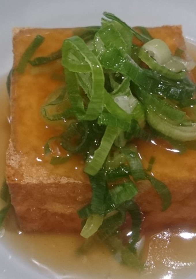 厚揚げで揚げだし豆腐！？-レシピのメイン写真