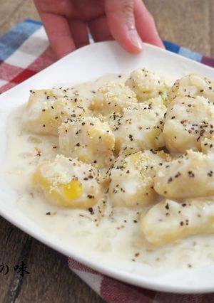 ポテトニョッキ～ホワイトソース～-レシピのメイン写真