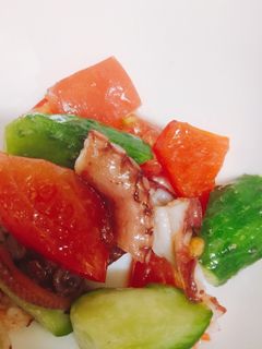 たこと夏野菜のマリネ-レシピのメイン写真