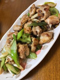 簡単♡あっさり♡鶏肉とネギ炒め-レシピのメイン写真