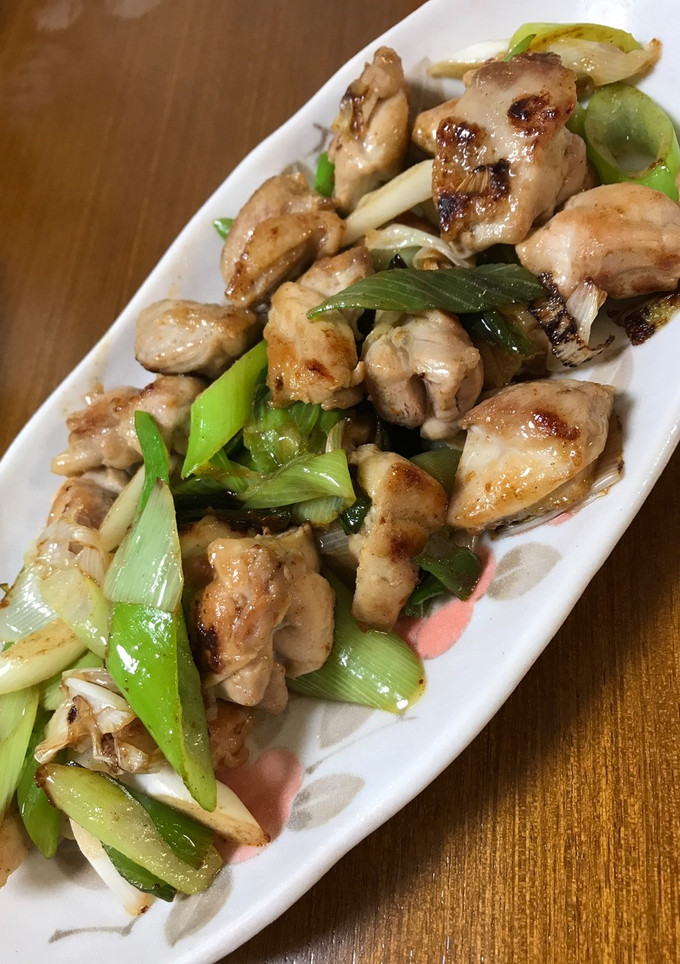簡単♡あっさり♡鶏肉とネギ炒め-レシピのメイン写真