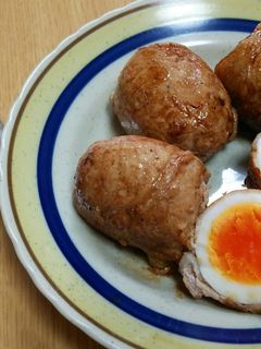 盛田トリュフソースで簡単☆肉巻きたまご-レシピのメイン写真