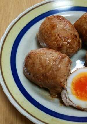盛田トリュフソースで簡単☆肉巻きたまご-レシピのメイン写真