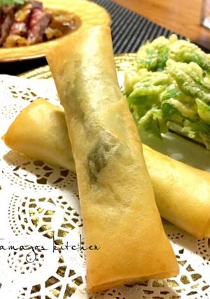 たらの芽とチーズの春巻き-レシピのメイン写真