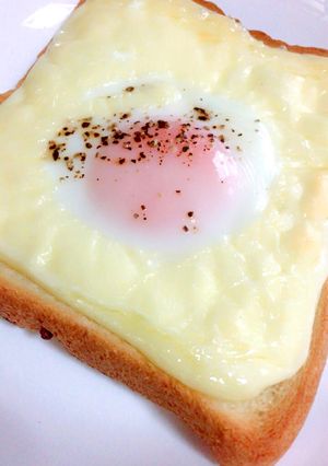 トロトロ半熟卵のマヨチーズトースト-レシピのメイン写真