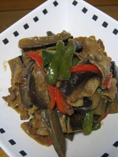 ナスと豚肉の味噌炒め-レシピのメイン写真