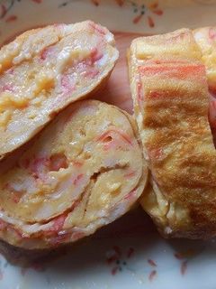 カニカマ卵焼き-レシピのメイン写真