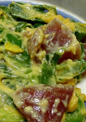 ネギとマグロのぬた-レシピのメイン写真