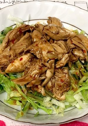 中華風とりささみの醤油だれあえ-レシピのメイン写真