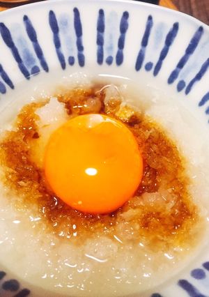 彩り一品に✩大根おろし卵黄 温玉でも◎-レシピのメイン写真