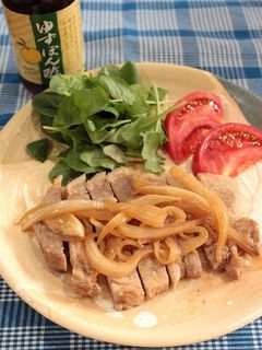 豚ロース肉のゆずぽん酢漬け焼き-レシピのメイン写真