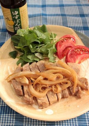 豚ロース肉のゆずぽん酢漬け焼き-レシピのメイン写真