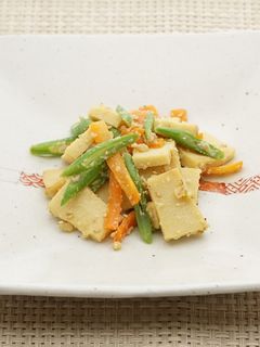 高野豆腐の味噌炒め-レシピのメイン写真