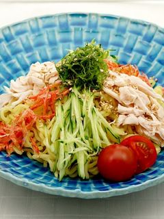 ささみと桜えびの冷やし中華-レシピのメイン写真