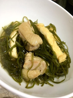 簡単美味!切り昆布と鶏肉の煮物-レシピのメイン写真