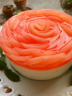 桃のムースケーキ-レシピのメイン写真