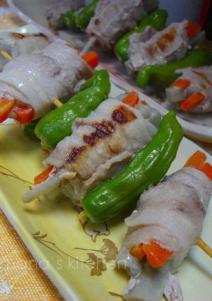秋野菜の串蒸し焼き　お好きなタレでどうぞ-レシピのメイン写真
