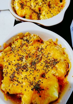 トースターで簡単♥️バジルポテトグラタン-レシピのメイン写真