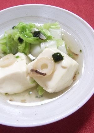 鍋いらず♪松茸の味お吸いもので温奴-レシピのメイン写真