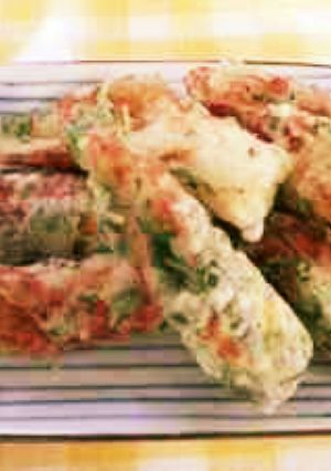 超簡単！材料3つ！大葉でちくわの磯辺揚げ-レシピのメイン写真