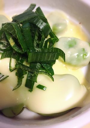 レンジで簡単♡そら豆のネギチーズ-レシピのメイン写真