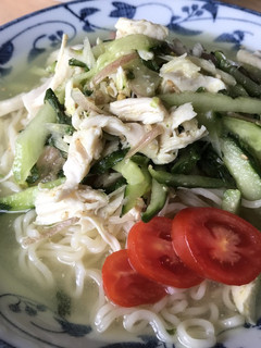 さっぱり塩レモンサラダ冷麺-レシピのメイン写真