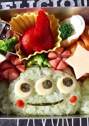 保育園♡リトルグリーンメン弁当-レシピのメイン写真