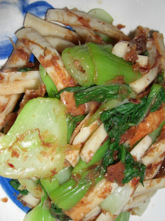 青梗菜とちくわの梅醤油和え-レシピのメイン写真