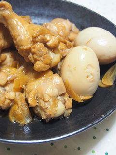 手羽元の酢醤油煮♪圧力鍋であっという間♪-レシピのメイン写真