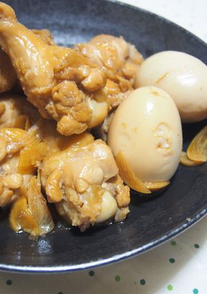 手羽元の酢醤油煮♪圧力鍋であっという間♪-レシピのメイン写真