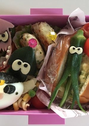 ♡スプラトゥーン弁当♡-レシピのメイン写真