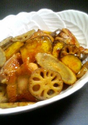 ★根菜とチキンの甘辛★-レシピのメイン写真