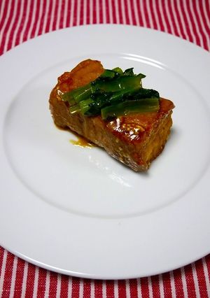 糖質制限！厚揚げポークステーキ-レシピのメイン写真