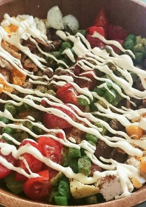 簡単本格‼コブサラダ風メキシカンサラダ-レシピのメイン写真