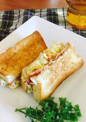 ベーコンカツサンド♬-レシピのメイン写真