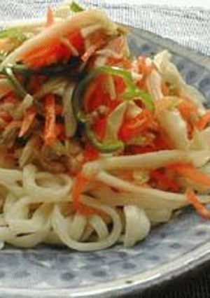 バルサミコ風味のサラダうどん-レシピのメイン写真