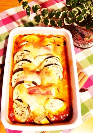 簡単♪ナスとチーズのオーブン焼き。-レシピのメイン写真