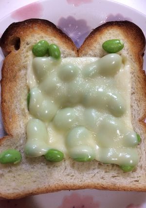 枝豆チーズトースト-レシピのメイン写真
