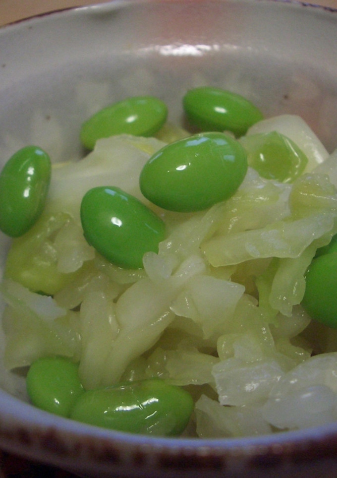 きゃべつと枝豆の漬物-レシピのメイン写真