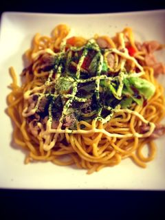 三種のソースであっさりお好み焼きそば-レシピのメイン写真