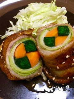 お弁当や作り置きにも!萌え断♡野菜肉巻き-レシピのメイン写真