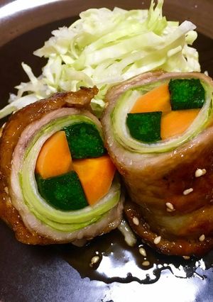 お弁当や作り置きにも！萌え断♡野菜肉巻き-レシピのメイン写真